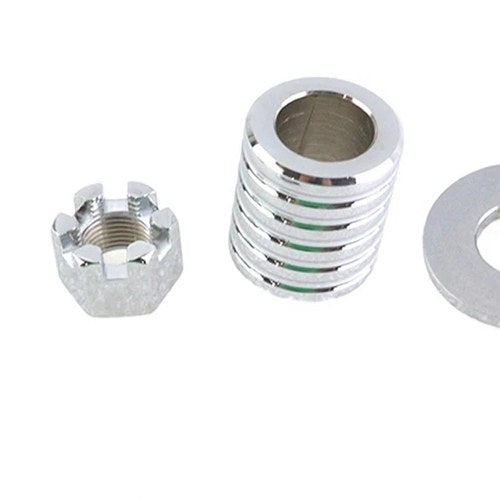 Rear Axle Spacer Kit Chrome for Harley-Davidson