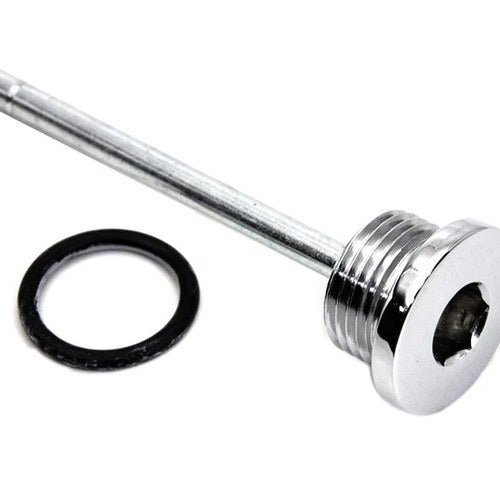 Transmission Filler Plug and Dipstick Chrome for Harley-Davidson