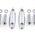 Chrome Turn Signal Block Off Plates for Harley-Davidson