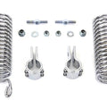 Chrome 7 inch Seat Spring Kit for Harley-Davidson