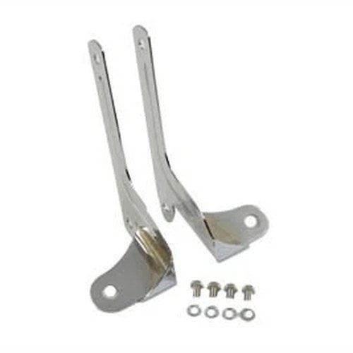 Chrome Spotlamp Bracket Set for Harley-Davidson