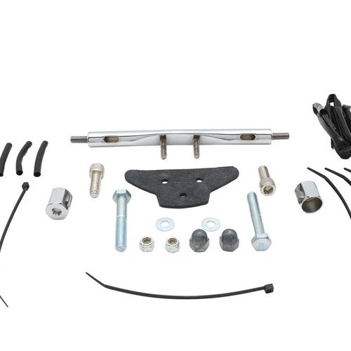 Chrome 7 inch Low Boyz Turn Signal Bar Kit for Harley-Davidson