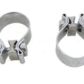 Chrome 1-7/8 inch Muffler End Clamp Set for Harley-Davidson