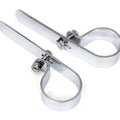 Chrome 1-3/4 inch Exhaust "P" Clamp Set for Harley-Davidson