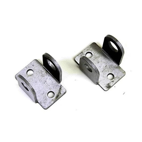 Servi-Car Upper Shock Bracket Set Parkerized for Harley-Davidson