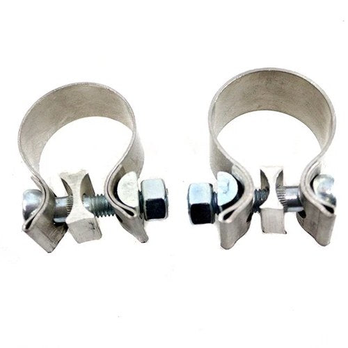 1-7/8 inch Muffler End Clamp Set Stainless Steel for Harley-Davidson
