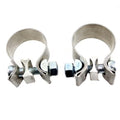 1-7/8 inch Muffler End Clamp Set Stainless Steel for Harley-Davidson