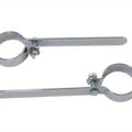 Chrome 1-7/8 inch Exhaust Hanger Clamp Set for Harley-Davidson