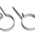 Chrome 3 inch Muffler Hanger Clamp Set for Harley-Davidson