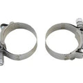 Stainless Steel Hex Nut Type Exhaust Clamp Set for Harley-Davidson