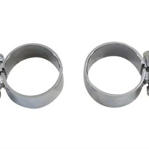 Chrome Allen Type Exhaust Clamp Set Wide for Harley-Davidson