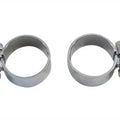 Chrome Allen Type Exhaust Clamp Set Wide for Harley-Davidson