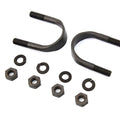 Leg Shield and Fairing U-Bolt Mount Kit Parkerized for Harley-Davidson