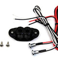 Old School Dual Switch Kit Black for Harley-Davidson