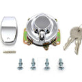 Fat Bob Ignition Switch with 6 Terminals Chrome for Harley-Davidson