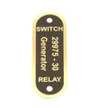 Generator Tag for Harley-Davidson