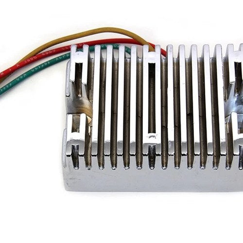 Volt Tech Chrome 6 Volt Regulator for Harley-Davidson
