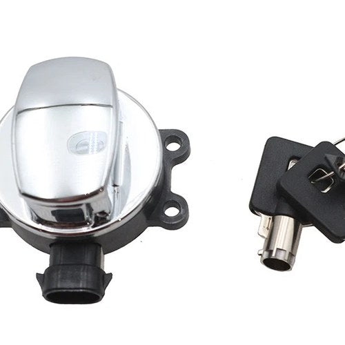 Flt Ignition Switch Chrome for Harley-Davidson