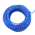 Blue with White Dot 25' Braided Wire for Harley-Davidson
