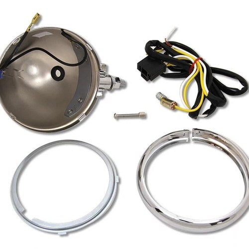 4-1/2 inch Custom Round Headlamp Shell for Harley-Davidson