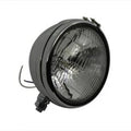 Replica 5-3/4 inch Round Chrome Headlamp for Harley-Davidson
