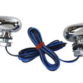 LED Blue Marker Lamp Set Center Mount for Harley-Davidson