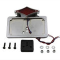 Chrome Diamond LED Fender Mount Tail Lamp Assembly for Harley-Davidson