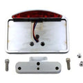 Chrome Slice LED Tail Lamp License Plate Assembly for Harley-Davidson