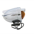 Bomber Marker Lamp Amber 3 Fin Design for Harley-Davidson