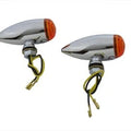 Mini LED Bullet Amber Lens Marker Lamp Set for Harley-Davidson