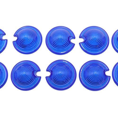 Bullet Style Marker Lamp Blue Lens for Harley-Davidson