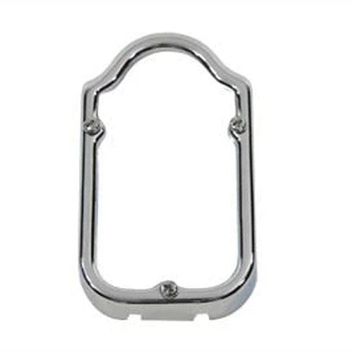 Chrome Tombstone Tail Lamp Trim Rim for Harley-Davidson