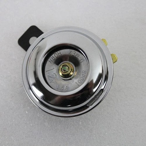 Smooth Style 12 Volt Mini Horn Chrome for Harley-Davidson