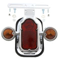 Chrome Tombstone Tail Lamp Assembly for Harley-Davidson