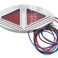 Spike Style Chrome LED License Plate Lamp for Harley-Davidson