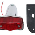 Chrome Sport Tail Lamp Assembly Lucas Style for Harley-Davidson