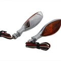 Chrome Eagle Eye Amber Marker Lamp Set for Harley-Davidson