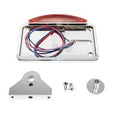 Chrome LED Slice Style Tail Lamp Assembly for Harley-Davidson