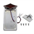 Chrome Vertical LED Tail Lamp Kit Diamond Style for Harley-Davidson