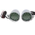 Chrome Bullet Marker Lamp Set with Amber LEDs for Harley-Davidson