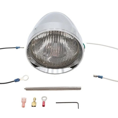 4-1/2 inch Billet Spotlamp with Bulb for Harley-Davidson