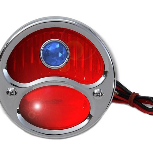 Model A Stainless Steel Tail Lamp for Harley-Davidson
