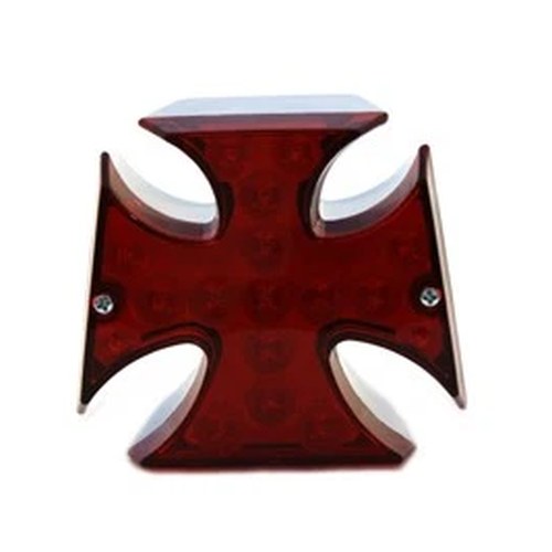 Maltese LED Tail Lamp with Red Lens for Harley-Davidson