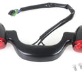 Black Fltrx Rear Turn Signal Bar Kit for Harley-Davidson