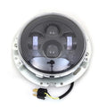 7 inch LED Headlamp Assembly Gloss Black for Harley-Davidson