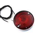 Chrome Turn Signal Front and Rear Red for Harley-Davidson