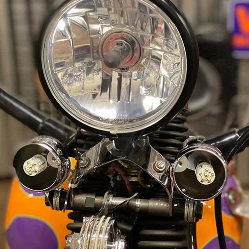White Smd Bulb Set for 12 Volt Bullet Lamp for Harley-Davidson