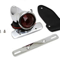 Bates Bobber Tail Lamp Assembly Chrome for Harley-Davidson