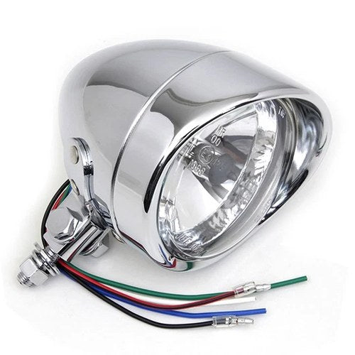 4 inch Round Headlamp 12 Volt for Harley-Davidson