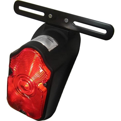Black Tombstone Tail Lamp Assembly for Harley-Davidson